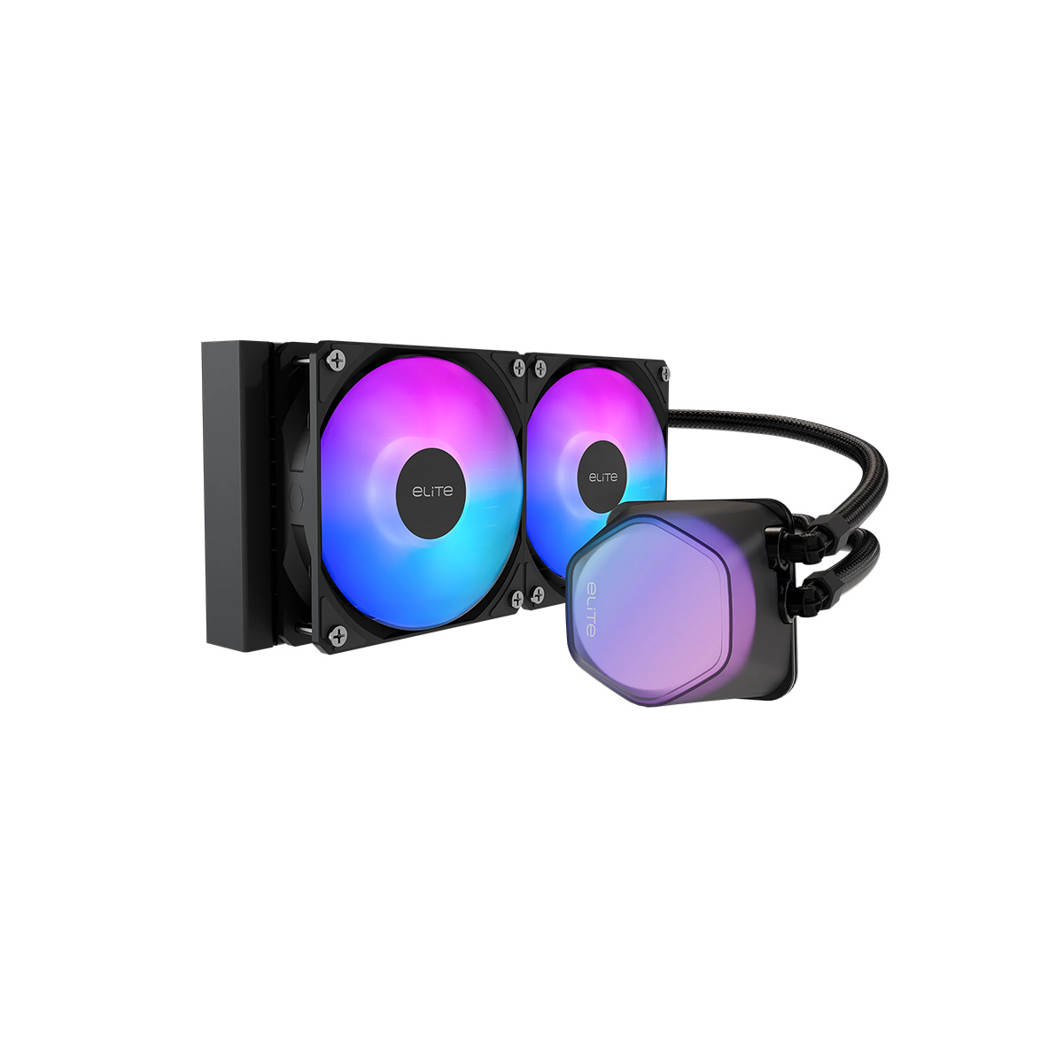 Cooler Master EliteLiquid 240 ARGB 水冷散熱器(240mm-黑色)