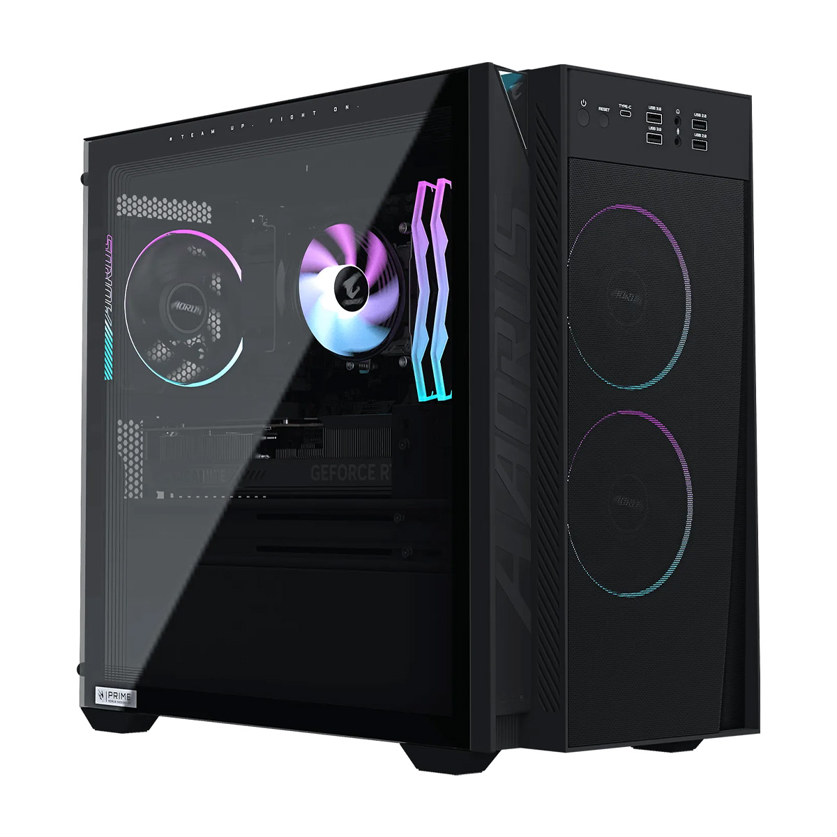 Gigabyte AORUS PRIME 3 AP351 (Ryzen 7 9500F+RTX5060+16GB+Gen4 1TB+Win11 Home) 電競主機