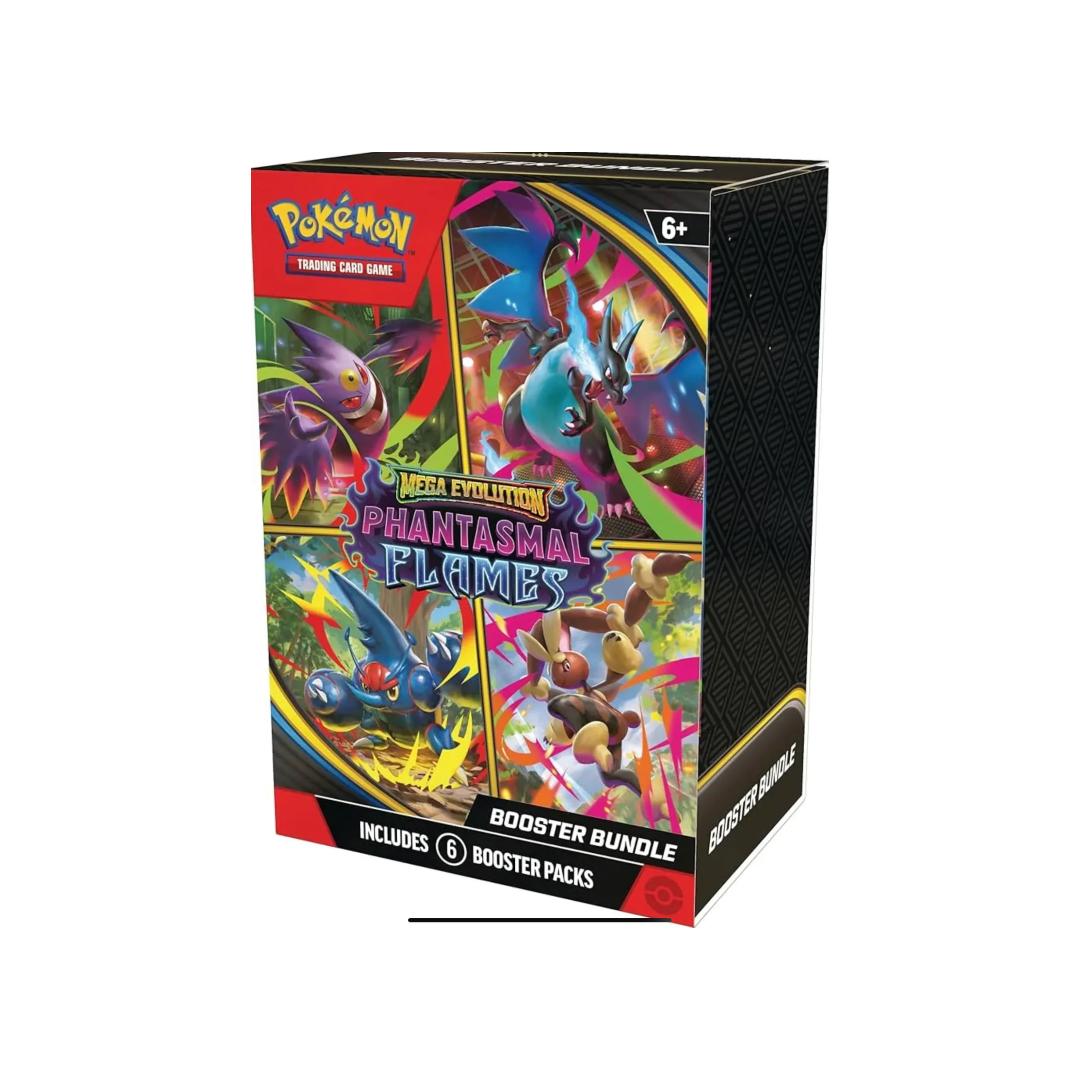 【美版】Pokemon TCG 寶可夢卡牌遊戲 美版 MEGA超級進化(ME02-Phantasmal Flames Booster Bundle)