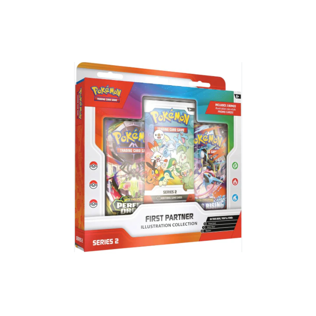 【美版】Pokemon TCG 寶可夢卡牌遊戲 美版 MEGA超級進化(First Partner Illustration Collection-Series 2)