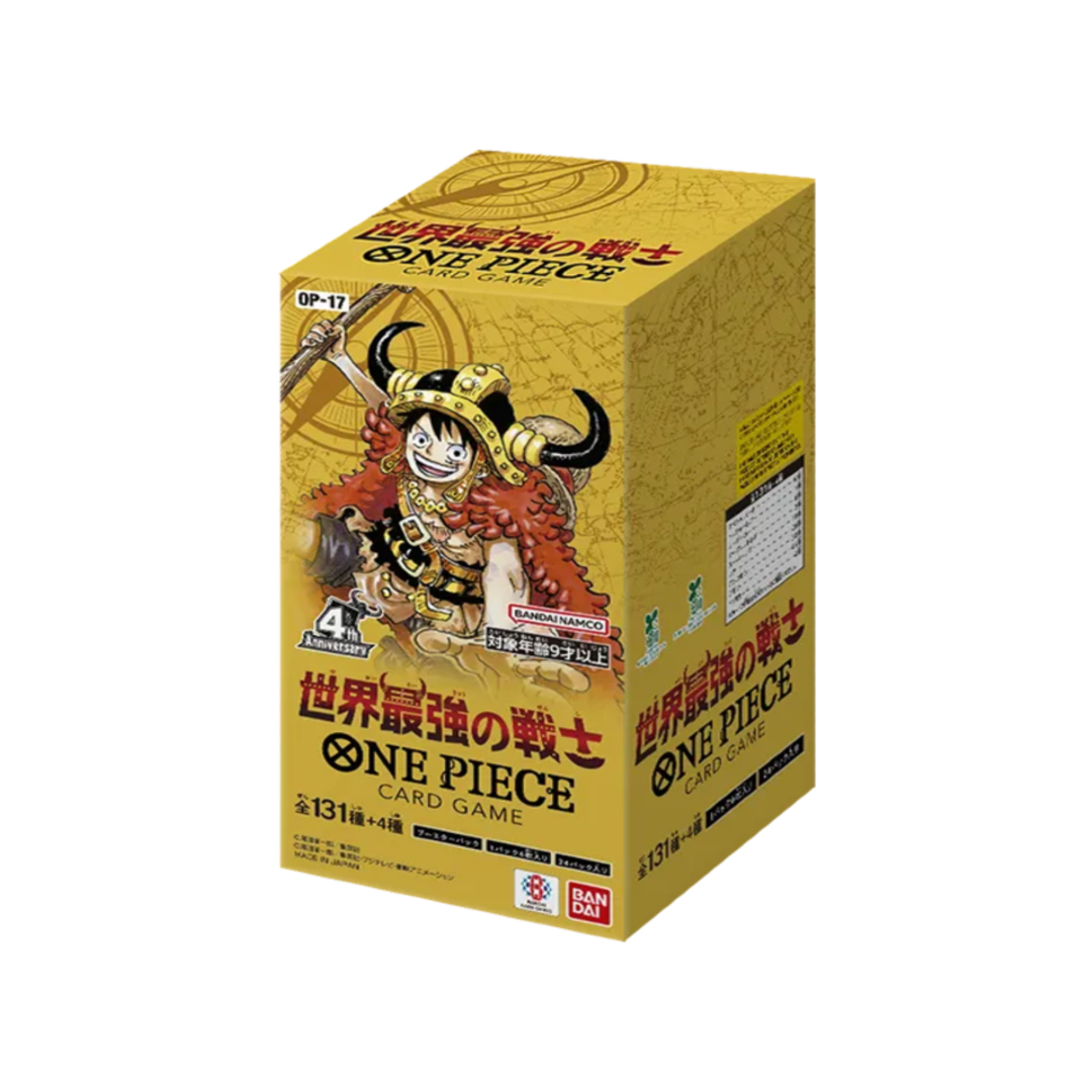 【日版】One Piece TCG 海賊王卡牌遊戲(OP17-世界最強の戦士-補充包-1盒)