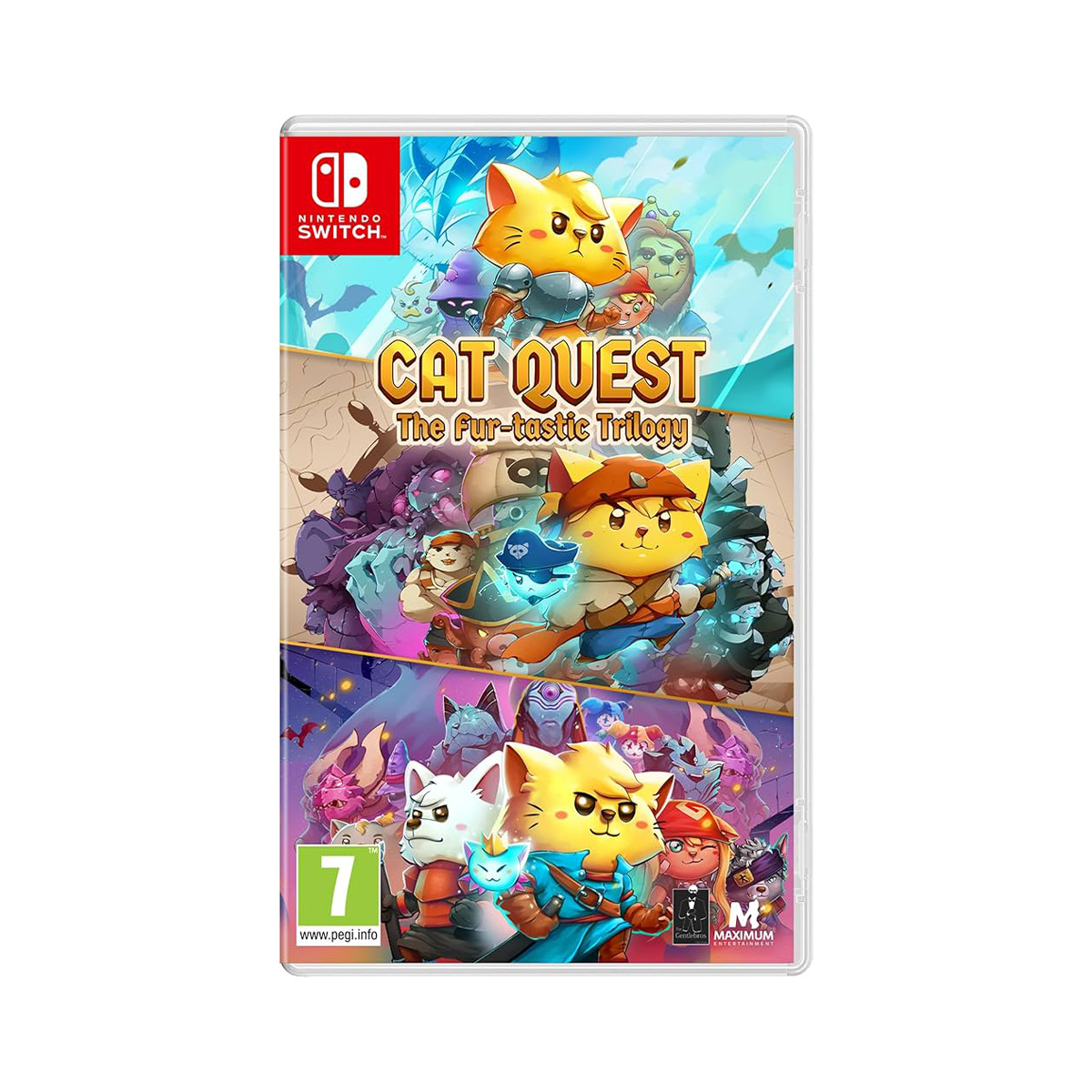NS《貓咪鬥惡龍 1+2+3 合輯》Cat Quest: The Fur-Tastic Trilogy(歐版)