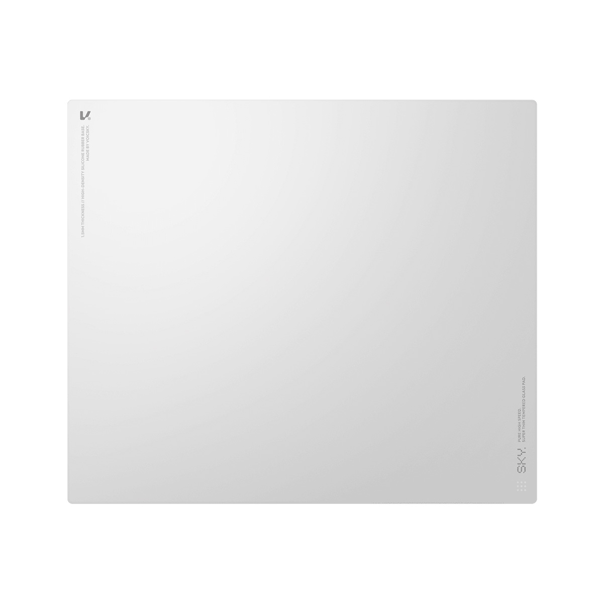 Voicsky SKY 玻璃滑鼠墊(500mm X 430mm)(Super Thin-1.5mm-Light)