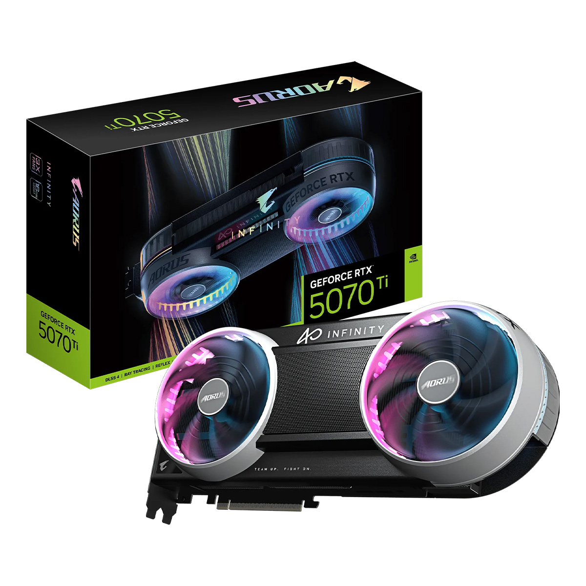 【完整砌機減$200】Gigabyte AORUS GeForce RTX5070Ti INFINITY 16GB GDDR7 顯示卡