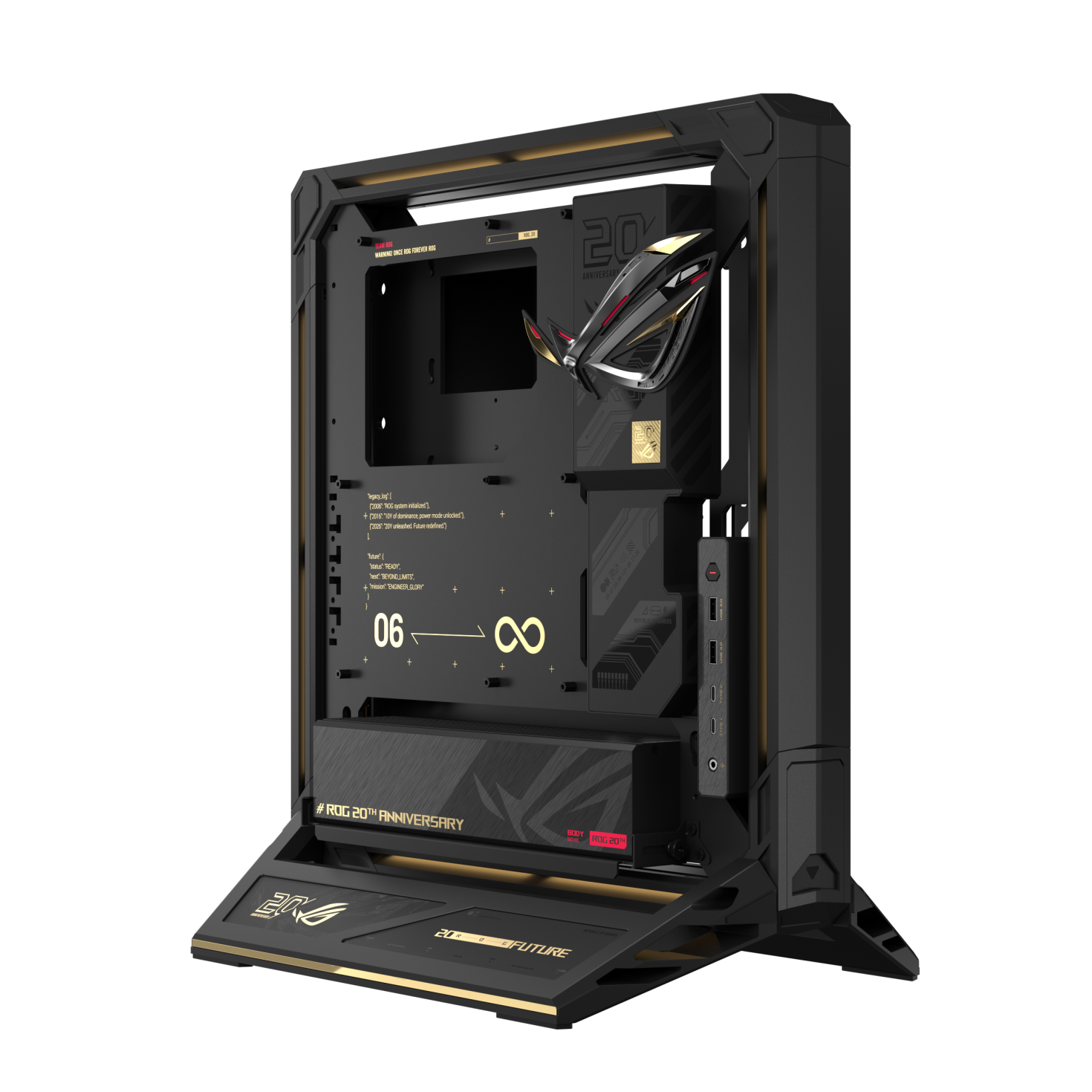 ASUS ROG GR20 Edition 20 頂級開放式模組化電腦機箱