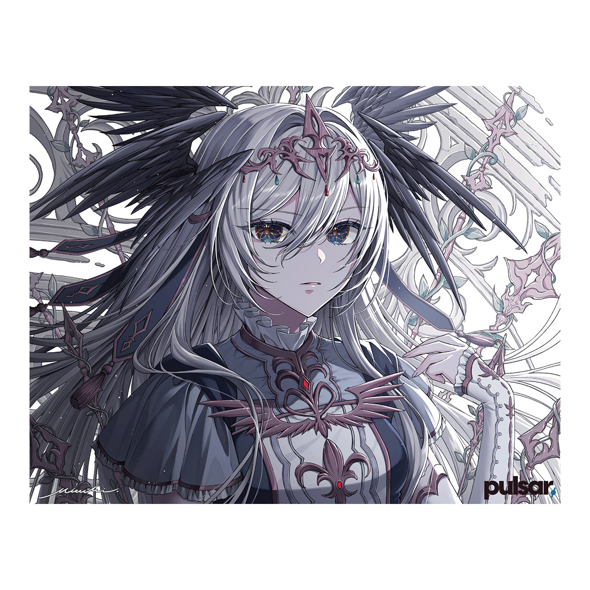 Pulsar by Artist Superglide V3 玻璃滑鼠墊(The Noble One - MITUKI - M)