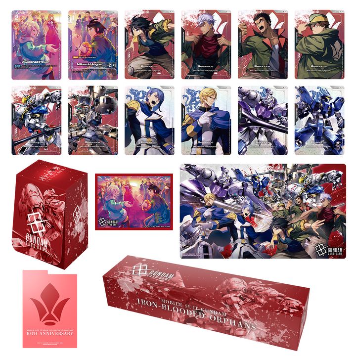 【日版】Gundam Card Game TCG 高達卡牌遊戲(PB02-鐵血的孤兒-PREMIUM GOODS SET)