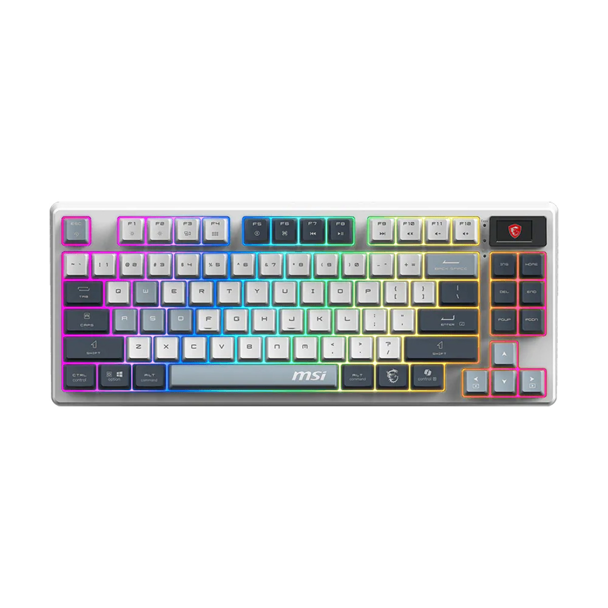 MSI FORGE GK600 TKL WIRELESS SKY 三模無線機械鍵盤