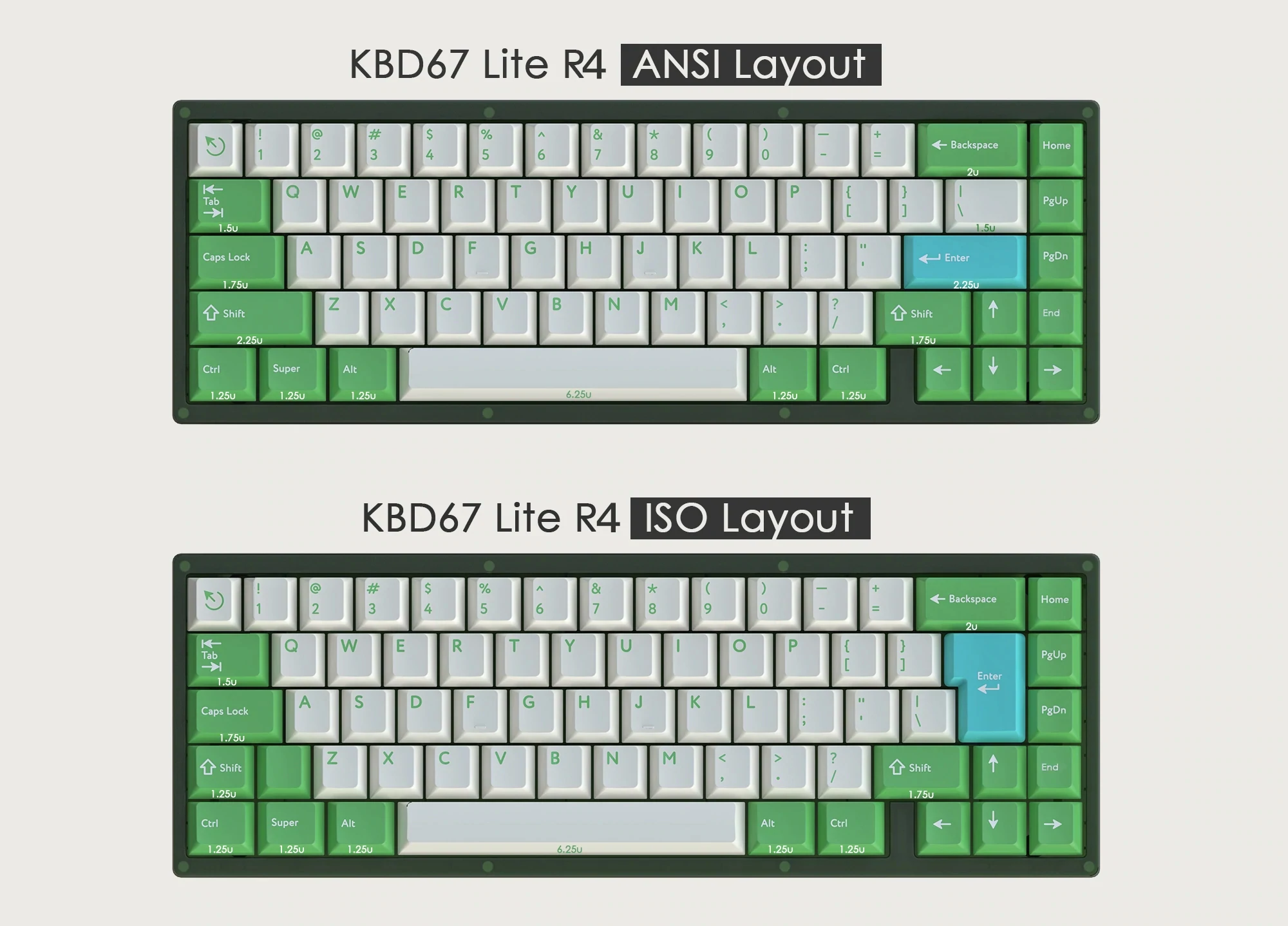 KBD67 Lite R4 メカニカルキーボードセット KBD67 Lite R4 メカニカルキーボードセット