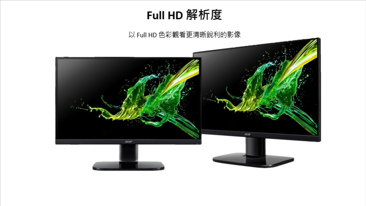 Acer KA242Ybmix レビュー、ボタンが背面のモニターを求めて