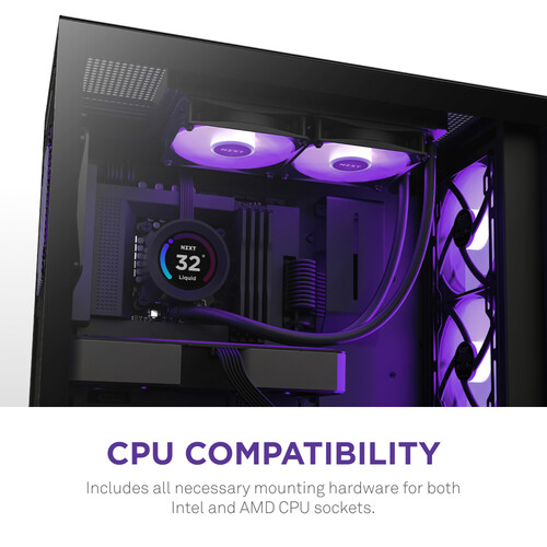 NZXT Kraken Elite 360 RGB 360mm AIO 水冷散熱器(黑色) - 2000Fun商城