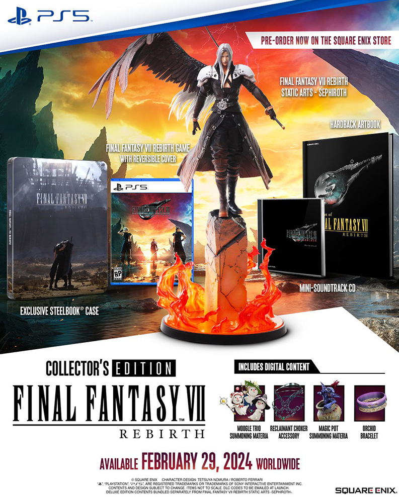 PS5 Final Fantasy VII Rebirth Deluxe Edition (English/Chinese) * 最终幻想 7 重生  豪华版 * – HeavyArm Store