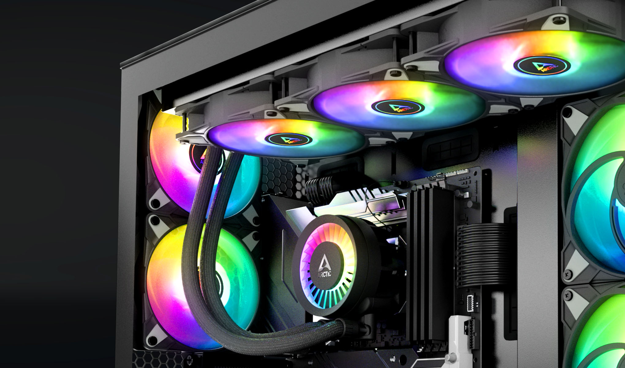 ARCTIC Liquid Freezer III 420 ARGB BLACK 水冷散熱器(黑色