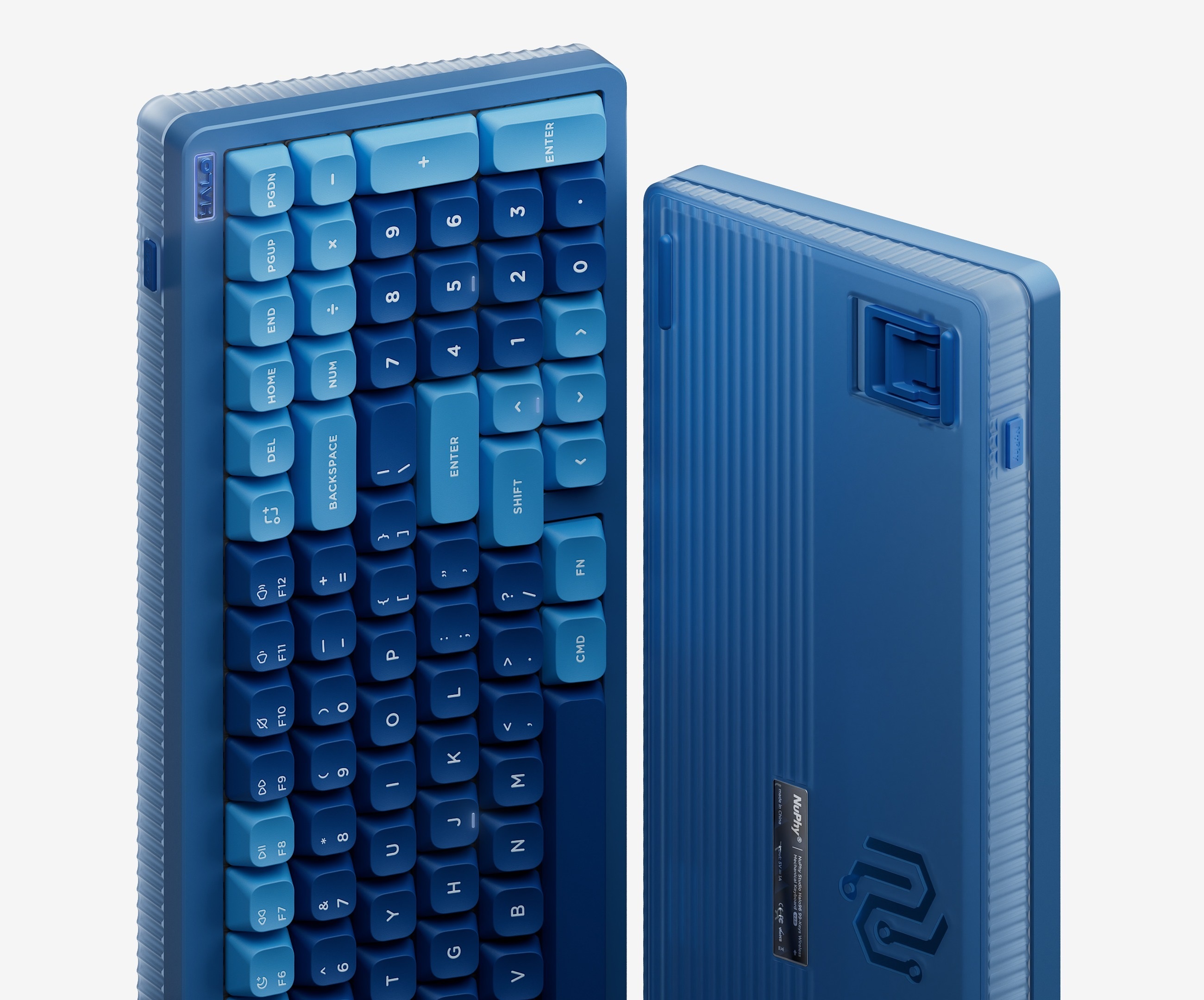 キーボード NuPhy Halo96 v2 Nuphy Halo96 V2: 96 Mechanical Keyboard | Black, White, Blue