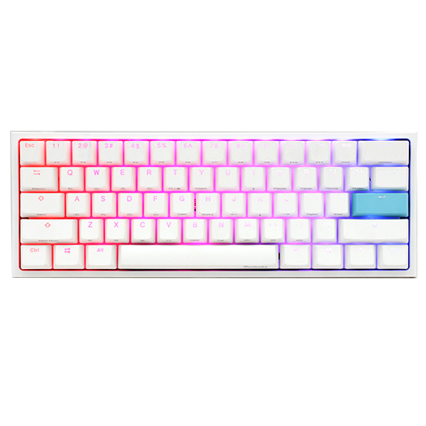Ducky One 2 Mini V2 白色版RGB 機械式鍵盤(青軸英文) - 2000Fun商城 