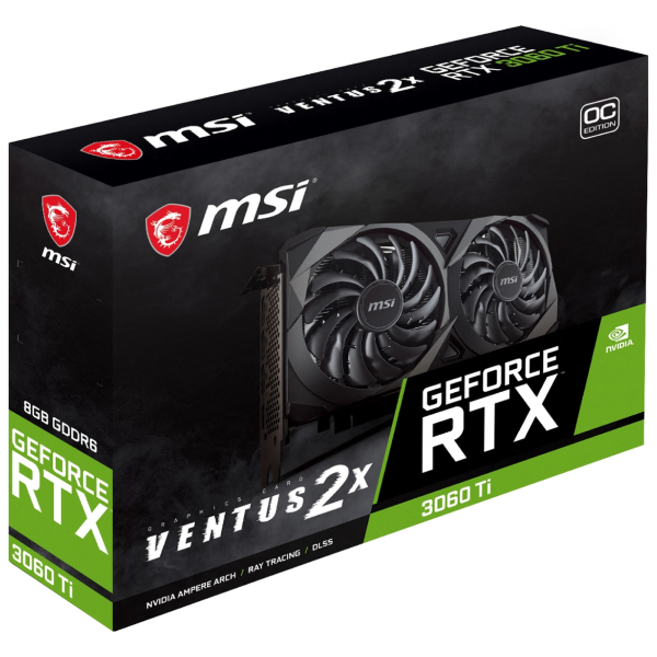 MSI GeForce RTX3060 TI VENTUS 2X OCV1 顯示卡- 2000Fun商城