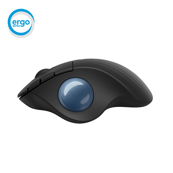 Logitech ERGO M575 藍牙無線軌跡球滑鼠(石墨灰)