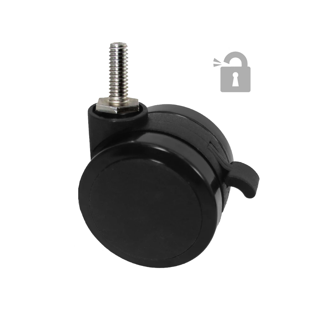 T23 Zenox PU Casters for Gaming Desks (Set of 4)(Z-0037)