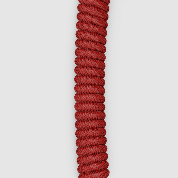 Glorious TYPE-C USB 防扭捲線(Crimson Red)
