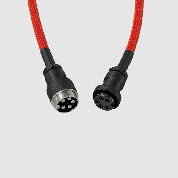 Glorious TYPE-C USB 防扭捲線(Crimson Red)