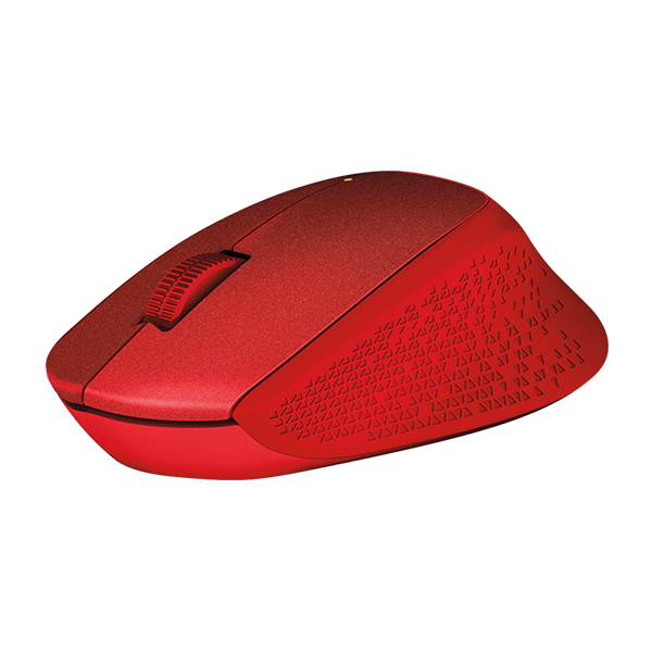 Logitech M331 SILENT PLUS 靜音無線滑鼠(紅)