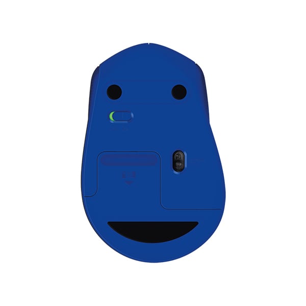 Logitech M331 SILENT PLUS 靜音無線滑鼠(藍)