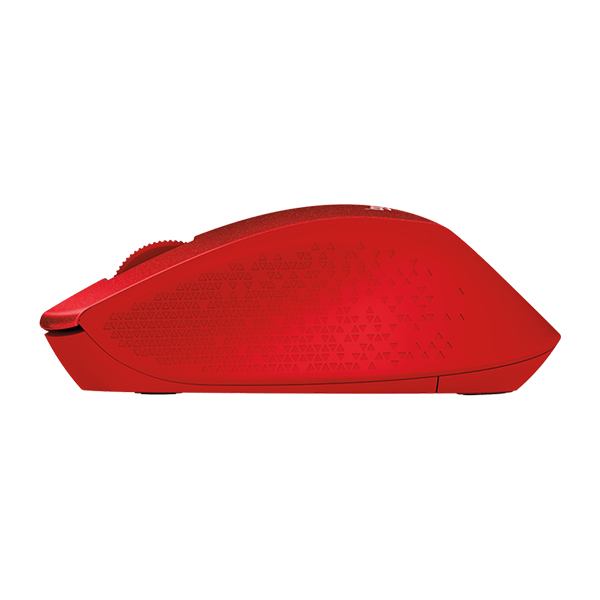 Logitech M331 SILENT PLUS 靜音無線滑鼠(紅)