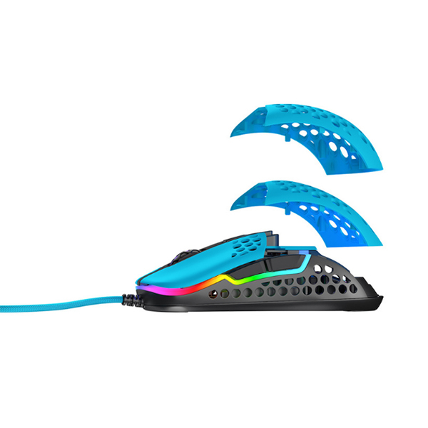 XTRFY M42 RGB 輕量級遊戲滑鼠(藍)