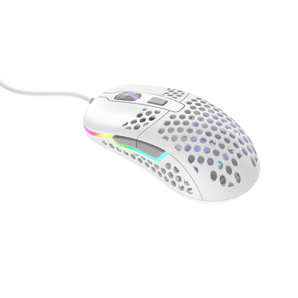 XTRFY M42 RGB 輕量級遊戲滑鼠(白)