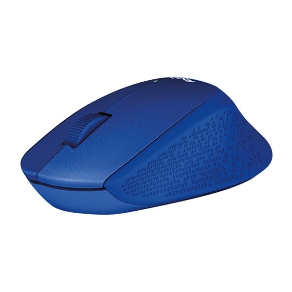 Logitech M331 SILENT PLUS 靜音無線滑鼠(藍)