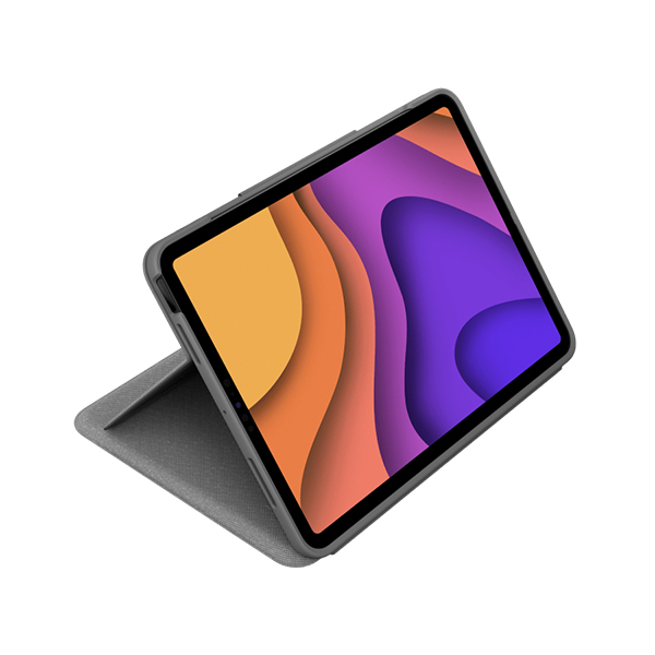 Logitech Folio Touch 背光鍵盤護殼配備觸控板(iPad Air 第4代 (Oxford Grey))