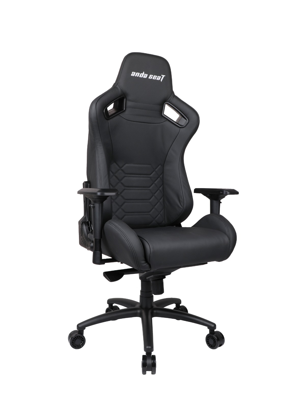 C163 Anda Seat AD12XL Black Real Leather 人體工學高背電競椅