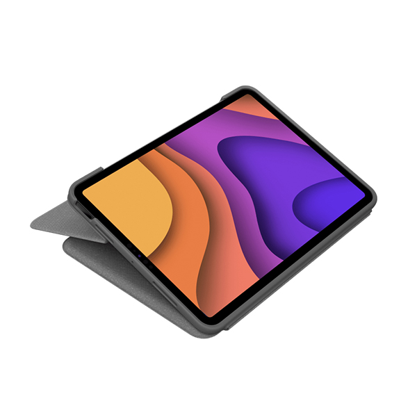 Logitech Folio Touch 背光鍵盤護殼配備觸控板(iPad Air 第4代 (Oxford Grey))
