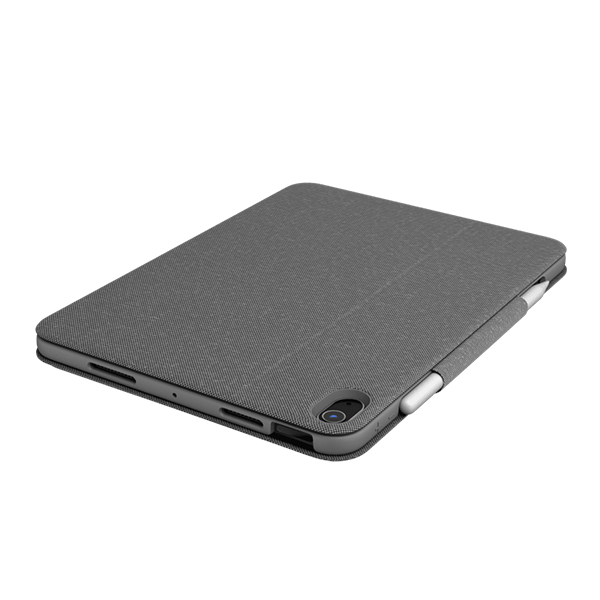 Logitech Folio Touch 背光鍵盤護殼配備觸控板(iPad Air 第4代 (Oxford Grey))