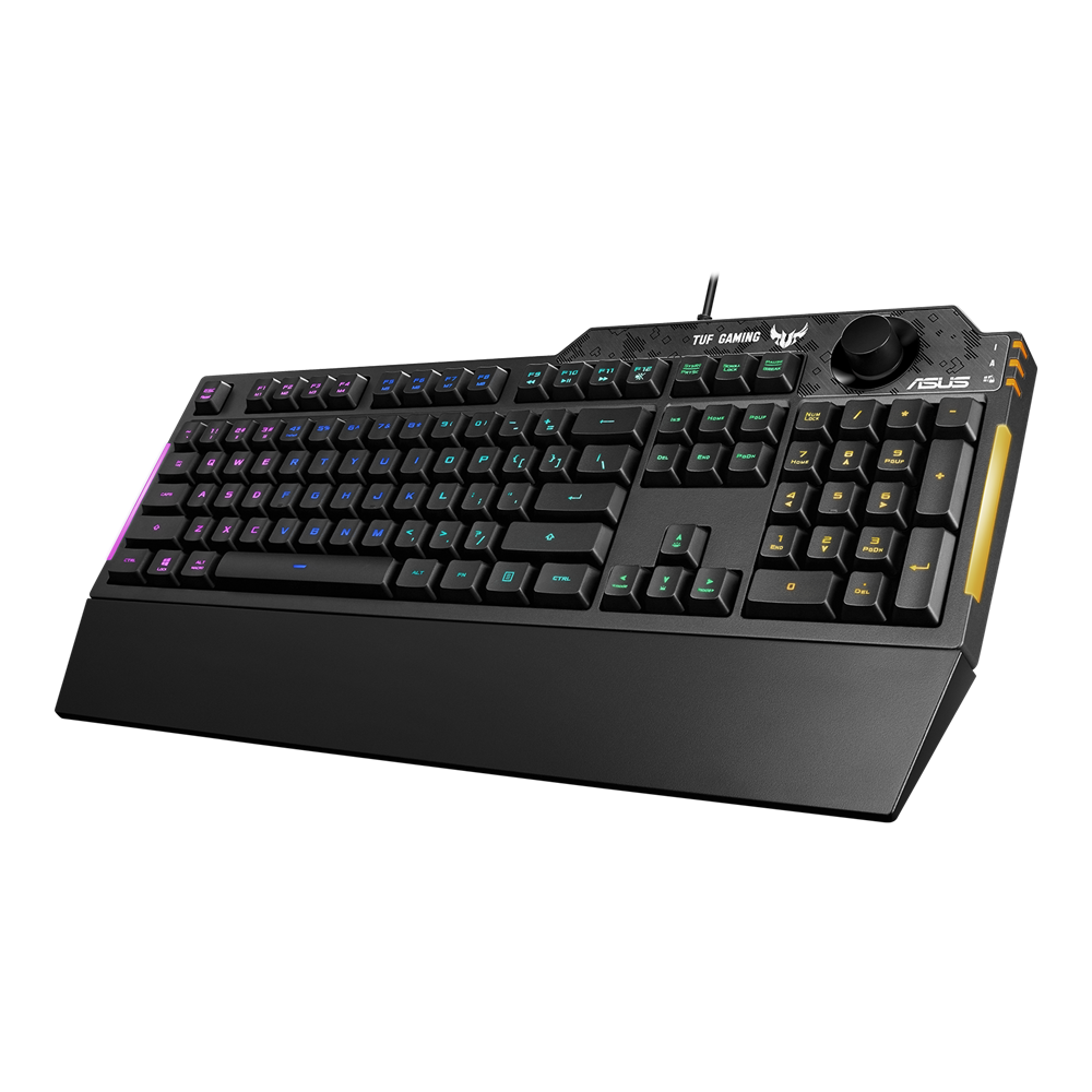 ASUS TUF Gaming K1 RGB 薄膜式鍵盤(中文)