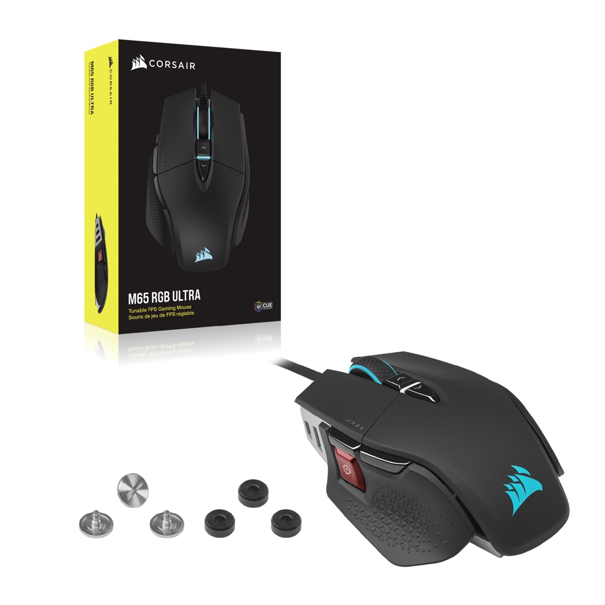 Corsair M65 RGB Ultra 光學滑鼠(黑色)