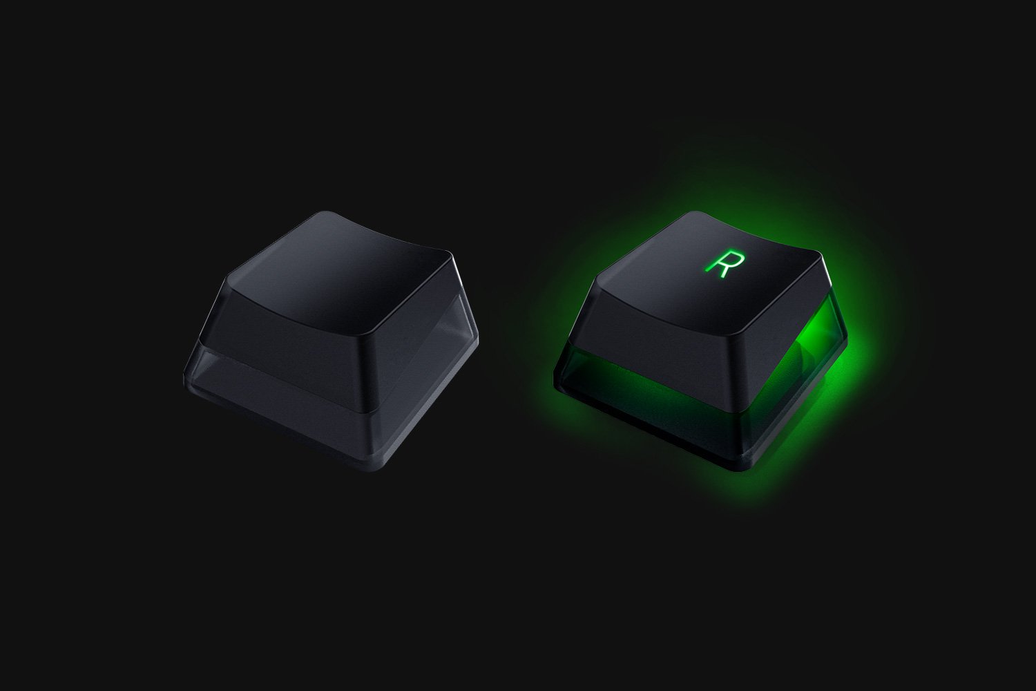 Razer Phantom Keycap 布丁鍵帽套裝(黑)