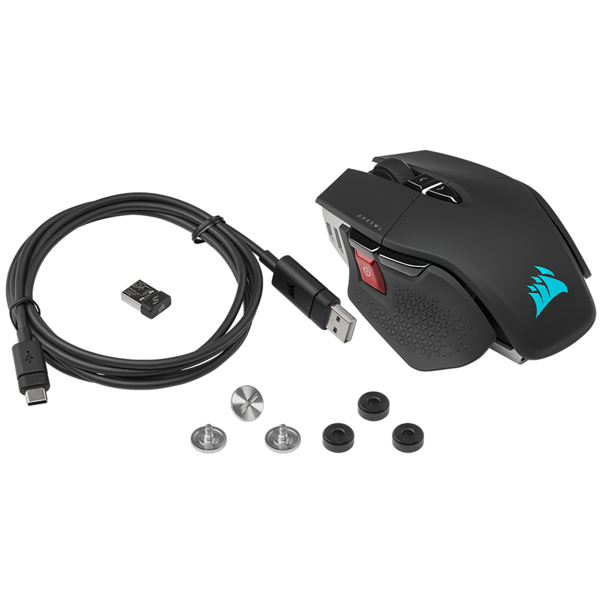 Corsair M65 RGB Ultra Wireless 光學滑鼠(黑色)