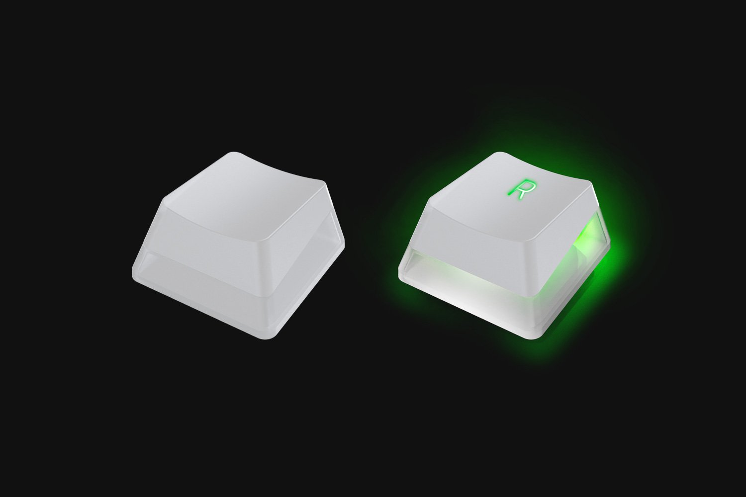 Razer Phantom Keycap 布丁鍵帽套裝(白)