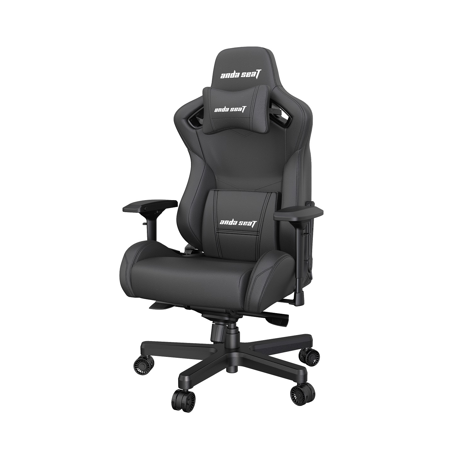 C163 Anda Seat AD12XL Black Real Leather 人體工學高背電競椅