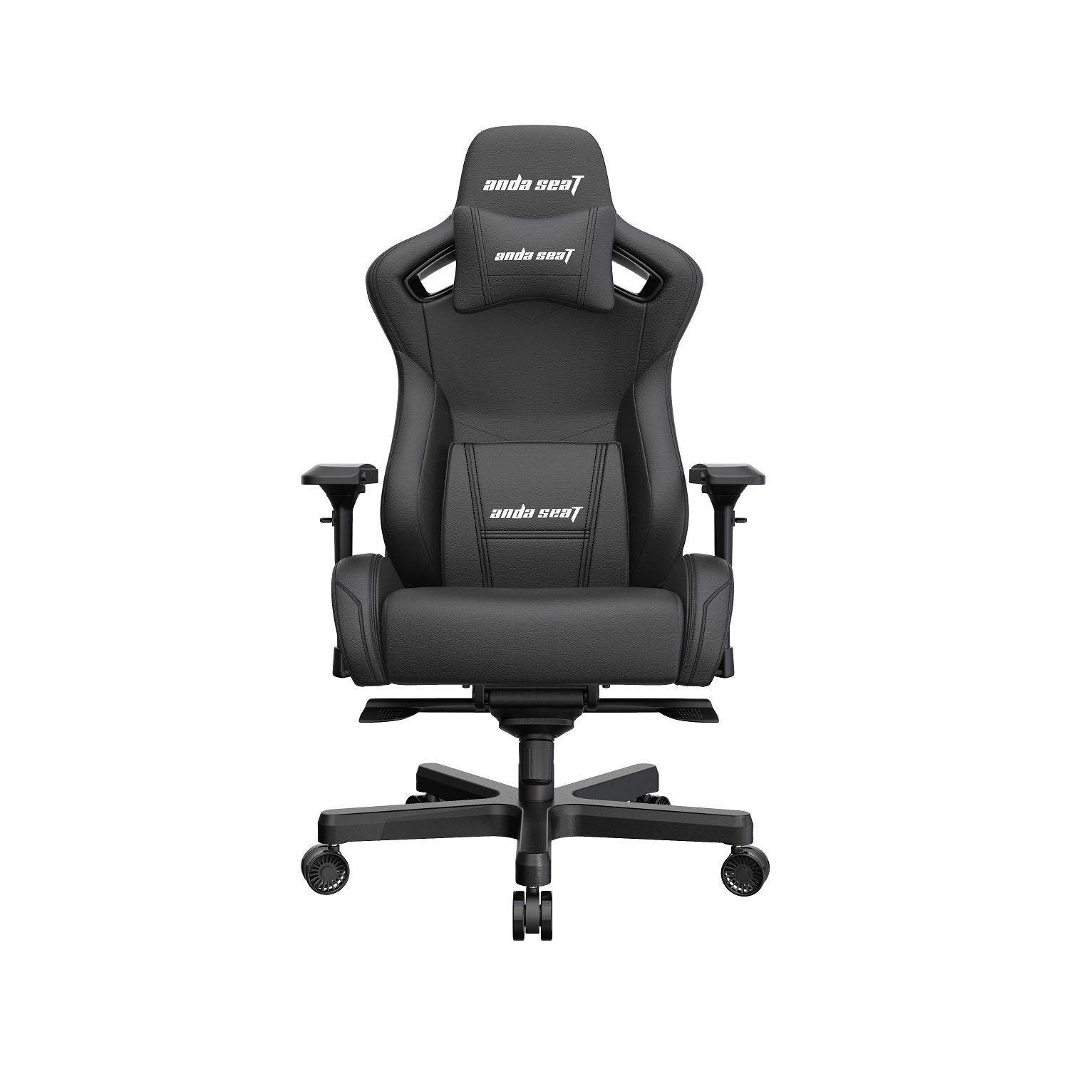 C163 Anda Seat AD12XL Black Real Leather 人體工學高背電競椅