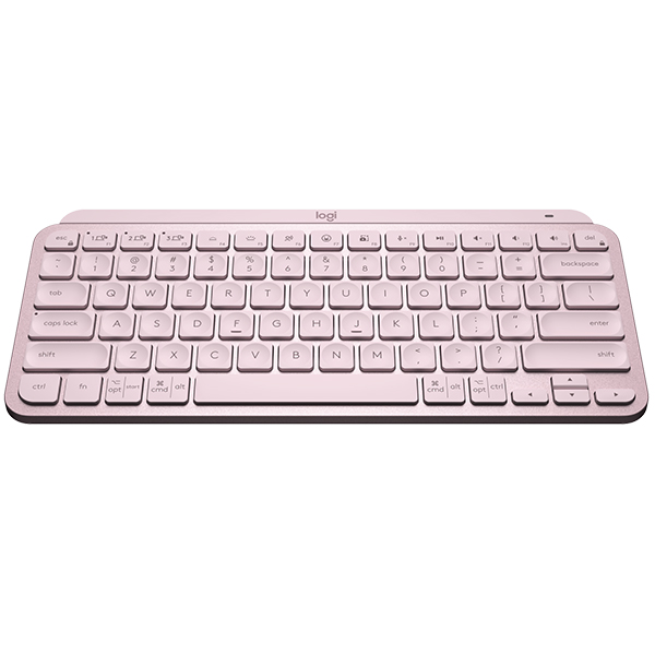 Logitech MX Keys Mini 智能背光無線鍵盤 (美式英文)(玫瑰粉)