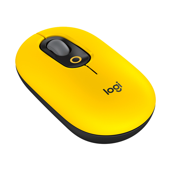Logitech POP MOUSE 無線藍牙滑鼠(Blast Yellow-酷玩黃)