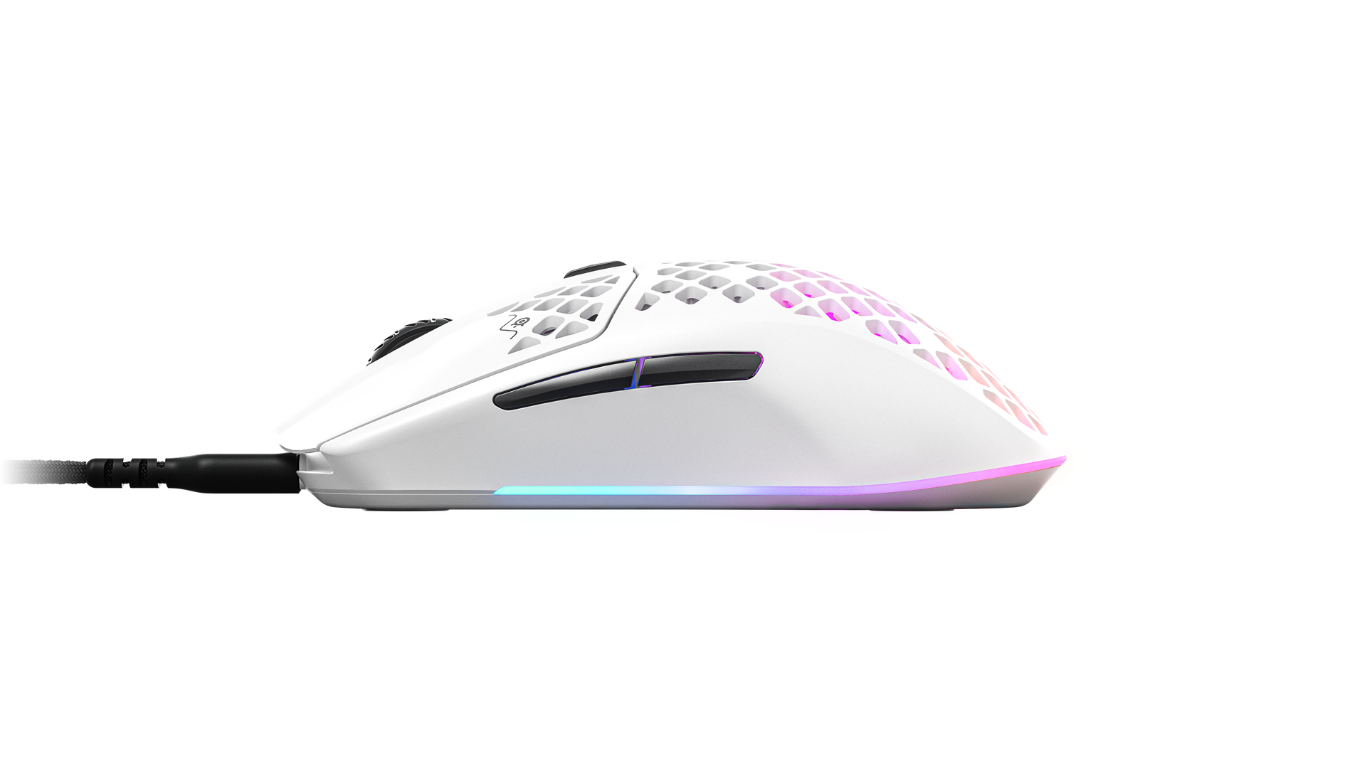 SteelSeries Aerox 3 Snow 超輕量遊戲滑鼠
