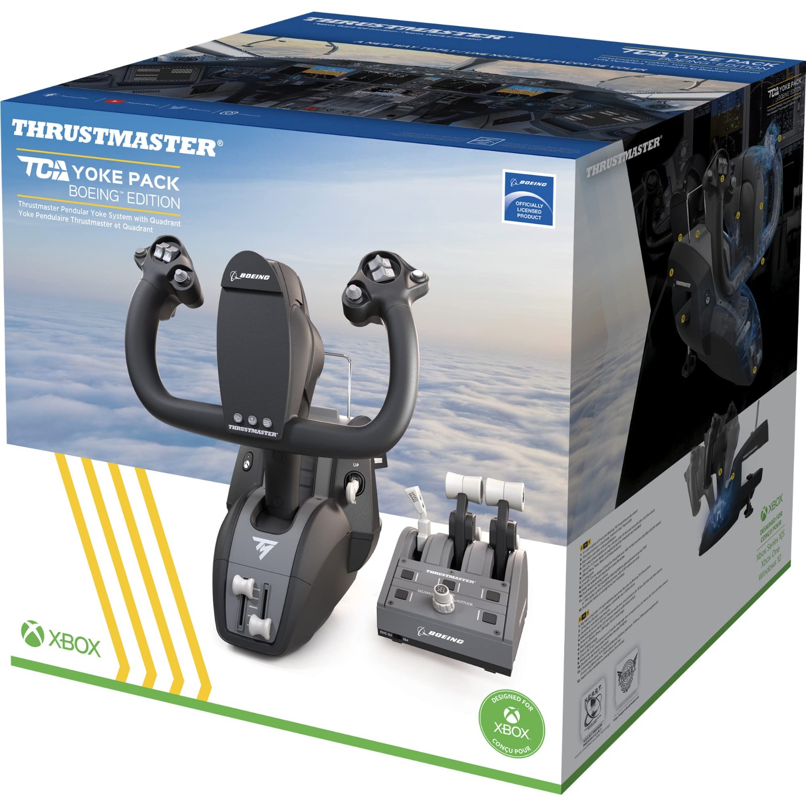 Thrustmaster TCA Yoke Pack Boeing Edition 遊戲飛行搖桿套裝 (For PC & Xbox)