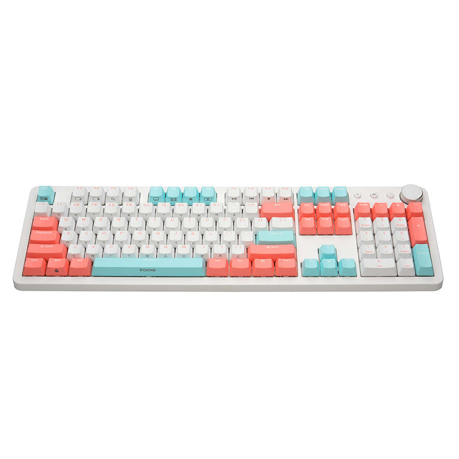 i-Rocks K73MN Series C 無背光機械式鍵盤(白)(CherryMX 紅軸)