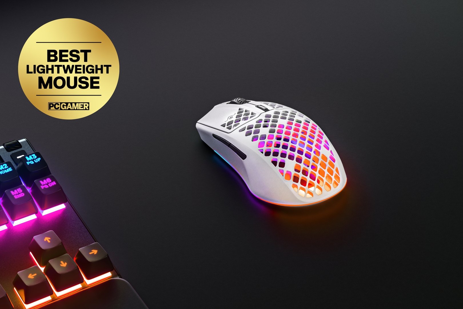 SteelSeries Aerox 3 Wireless Snow 超輕量無線遊戲滑鼠