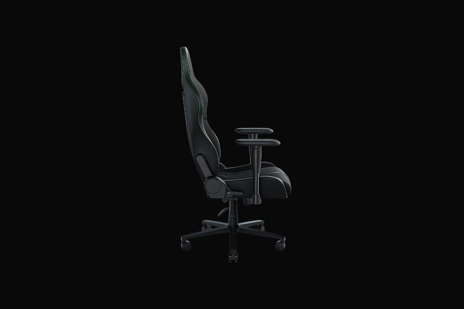 C195 Razer Enki X 內建弧形腰枕人體工學高背電競椅(黑綠)
