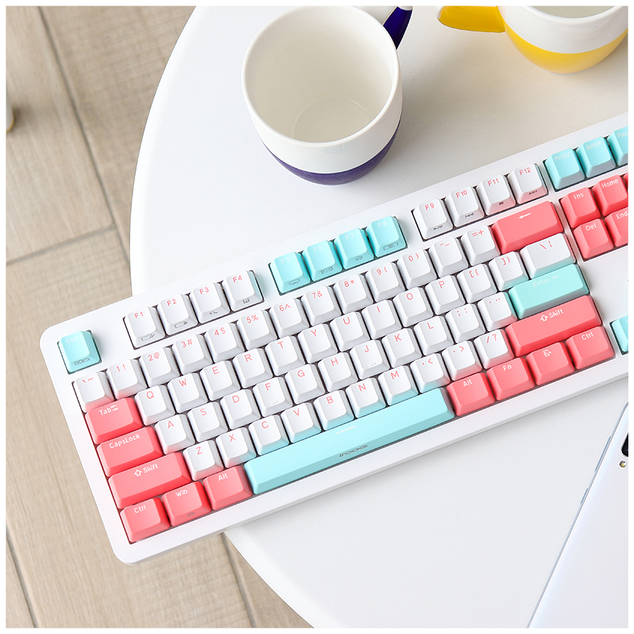 i-Rocks K73MN Series C 無背光機械式鍵盤(白)(CherryMX 紅軸)