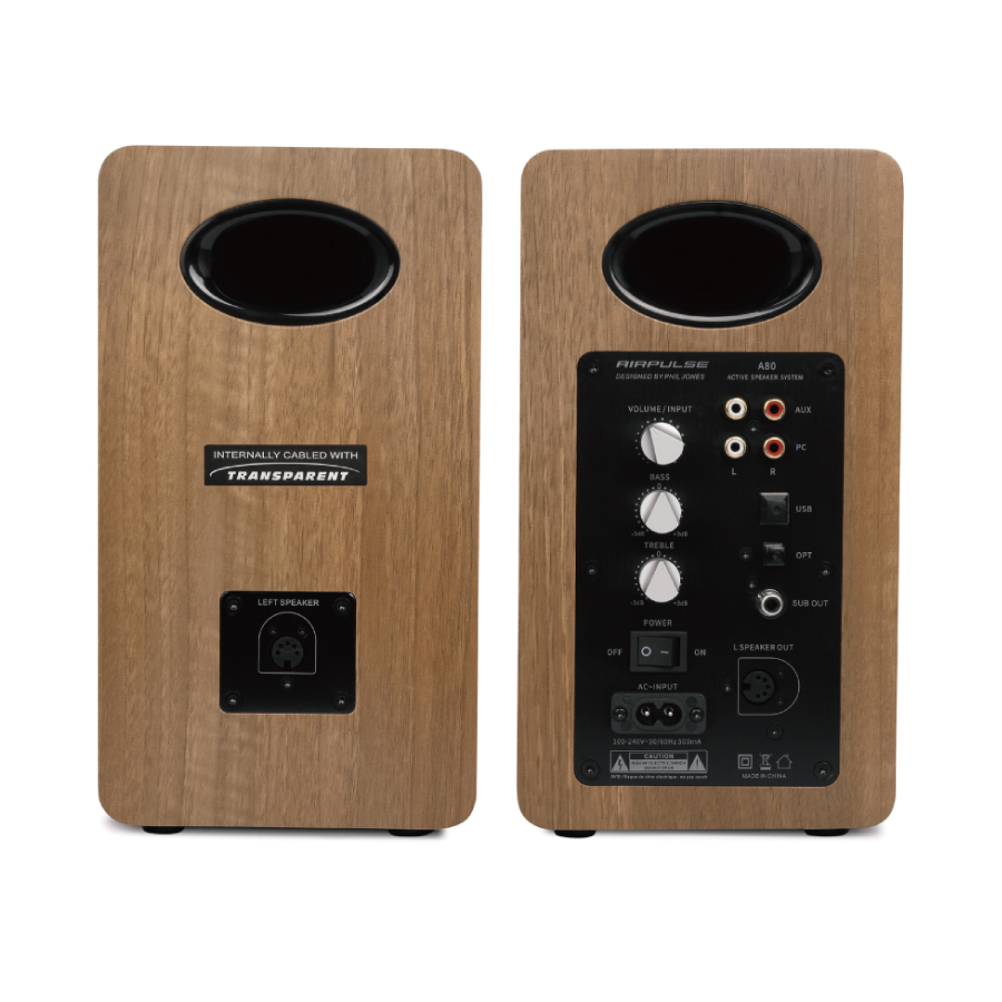 Edifier AIRPULSE A80 主動式喇叭(桃木色)